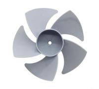 EXTRWORY,for Midea GAF20CA FGA20VB Air Circulator Fan Blades 5 Leaf Turbine Accessory Plastic 190mm Diameter White Black Gray,for Living Room(Gray)