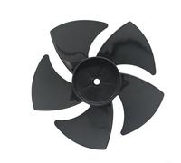 EXTRWORY,for Midea GAF20CA FGA20VB Air Circulator Fan Blades 5 Leaf Turbine Accessory Plastic 190mm Diameter White Black Gray,for Living Room(Black)