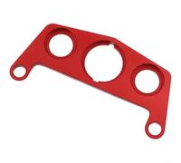EXTRWORY,for Pro Taper Handlebar Clamp Mount Key Switch Indicator Light,for Honda TRX450R CNC Aluminum Alloy Black Red 120x65x40mm ATV Motocross(Red)