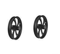 EXTRWORY Front Wheel Hub, For 12-Inch And 12.5-Inch Folding Bicycles Aluminium Alloy Replacement Part Compatible With 217X85Mm(2pcs)