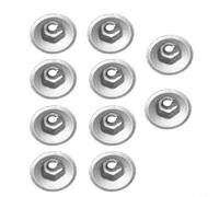 EXTRWORY Heat Shield Nuts Metal Insulation Panel Fasteners For Ford C-Max Fiesta Focus for GALAXY for MONDEO S-Max OE 1382642 W709729S442 10 Pieces Car Maintenance