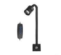 EXTRWORY LED Fish Tank Light USB DC5V 3W For Slim Clip-On Lamp With 360 Degree Rotation And Beam Focus For Aquarium Decoration Black Aluminum Alloy(A)