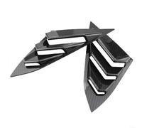 EXTRWORY Matte Black Carbon Rear Quarter Window Louver Side Vent Air Outlet For 10Th Gen Civic, Sporty Styling Upgrade, ABS Material(Carbon Pattern)