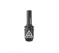 EXTRWORY Metal for 3D Printer Nozzle for Adventurer 3 4, 04mm 265°C Precision Tip, Metal-Plastic Build for Detailed Modeling and DIY Projects