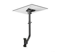 EXTRWORY Metal Wall Mount 360° Adjustable For Starlink Gen3 With Pipe Adapter Fits Wood And Concrete Walls Black Outdoor Use