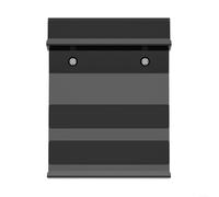 EXTRWORY Metal Wall Mount for Tablets and Phones, Sturdy Bracket with Secure Hold, Space Saving Design for Kitchen Counter Organization, Black Finish