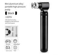 EXTRWORY Mini Bike Pump Portable 130 PSI High Pressure Aluminum Alloy Inflator For Mountain And Road Bikes With Dual Valve Compatibility(Black)