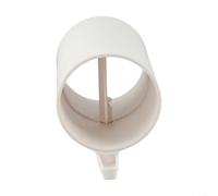 EXTRWORY Plastic Air Volume Control Valve For HVAC Ventilation Systems Duct Manual Round Switching Check Valve Ventilation Flow Valve(100mm)