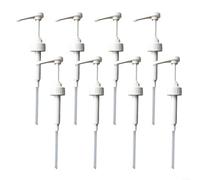 EXTRWORY Pressure Pump Head 8pcs Detachable PP Syrup Dispenser Nozzle for Coffee Bottle Quantitative 8cc 10cc 15cc 20cc Professional Kitchen Use(8CC)