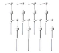 EXTRWORY Pressure Pump Head 8pcs Detachable PP Syrup Dispenser Nozzle for Coffee Bottle Quantitative 8cc 10cc 15cc 20cc Professional Kitchen Use(10CC)