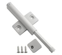 EXTRWORY Push to Open Door Catch Touch Release Latch for Kitchen Cabinet Drawer Wardrobe Cupboard, ABS Material with Spring-Loaded Plunger, Grey(2#)