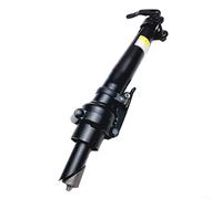 EXTRWORY Quick Release Adjustable Folding Bike Handlebar Stem Aluminium Alloy Riser 25.4mm Support Tube Black 330mm 350mm for Mountain Cycling Enthusiasts(without tube)