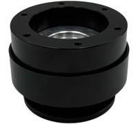 EXTRWORY Quick Release Steering Wheel Adapter,For Racing Simulator Direct Drive Base For MOZA R9/R16/Turn(Black)