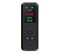 EXTRWORY Radiation Detector Personal Nuclear Radiation Detector for GEIGER Counter, Portable Dosimeter, TFT Display X Beta Gamma Measurement(Black)