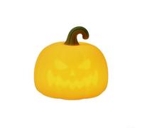 EXTRWORY Rechargeable USB Pumpkin Night Light With Soft Silicone Body, Tap Activation For Easy Use, Provides Eye Friendly Colorful Light For Sleep And Play(Warm Light)