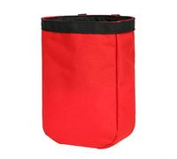 EXTRWORY Rock Climbing Waist Bag 2L Nylon Portable Tool Holder Water Resistant with Seat Belt Loop,for Outdoor Caving Training Red(Red)