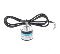 EXTRWORY Rotary Encoder Incremental Optical Rotary Encoder For DC5-24V 6Mm Shaft 3-Phase Motion Control 100-600 P/R For NPN Output 5000 RPM(100p/r)