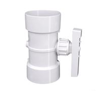 EXTRWORY Round PVC Air Damper Valve,for Grow Room and Home Circulation Projects Easy Installation White 160x110mm(75mm)