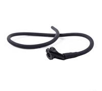 EXTRWORY Silicone Rubber Tube Peep Sight for Compound Bow 3/16 Inch Hole Unique Angle Design Clear Vision Positioning Rope Black Hunting Target(1PC)