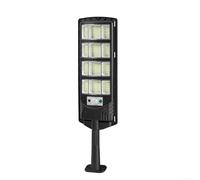EXTRWORY Smart Solar Lantern LED Light with Human Motion Sensor and Remote IP65 Weather Resistant,for Garden Park Road Parking Lot Black(374mm)