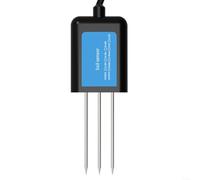 EXTRWORY Soil pH Meter Sensor RS485 0-5V 0-10V 4-20mA Signal IP68 Waterproof Epoxy Resin Construction for Agricultural Planting Environmental Monitoring Black