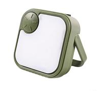 EXTRWORY Solar Camping Lantern 750 Lumens IP44 Waterproof Dimmable LED Light with Handle for Outdoor Tent Hiking ABS Material Green(Green)