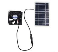 EXTRWORY Solar Panel 30W Solar Powered Panel Extractor Fan for Attic Pet Hutch Ventilation for Pets for Chickens Solar Air Flow Fan for Dogs and Cats