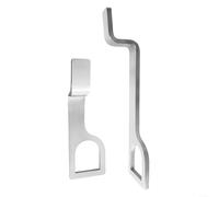 EXTRWORY Stainless Steel Tailgate Bracket Extension Hooks For T5 For T6, Rear Door Support Lift Assist Hardware For Van Camping And Outdoor Travel, Silver 2 Or 3 Pack(2PCS)