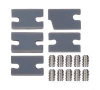 EXTRWORY Surfboard Fin Compatibility Kit Plastic Tail Fin Adjuster With Bolts To Fill Gaps And Protect Dark Blue Accessories For Surfing