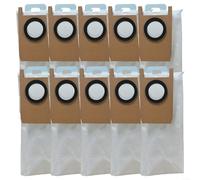 EXTRWORY Sweeper Accessories Efficient Filtering Dust Bags for Robot Vacuum Cleaner for Omni S1 Pro (Pack of 10)