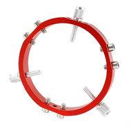 EXTRWORY Three-Point Photographic Fixing Ring For Astronomical Telescope Camera Lens CNC Aluminum Alloy With Protective Screws For Astrophotography(90mm)