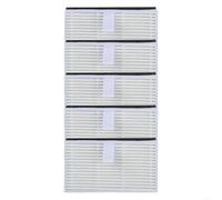 EXTRWORY Washable Filter for uninell UR3 Robot Vacuum Cleaner, 6 Pack HEPA Replacement Parts for Pet Hair and, White Filter Paper