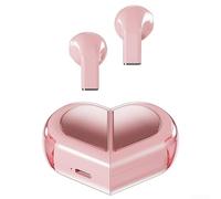 EXTRWORY Wireless Earphone For TWS Earphones Unique Heart-shaped Wireless Earphones For Women Perfect For Couples For Valentine's Day(for PINK)