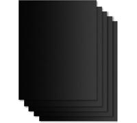 EXTSUD BBQ Grill Mat, 5 Pcs bbq Grill Mats Non Stick Reusable and Baking Mesh for Indoor Outdoor BBQ Works on Gas Charcoal Electric Grill Sheets 40x33CM (Black)
