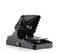 eXuby Large Powerful Rat Traps (4 Pack) - Kills Instantly with Powerful Steel Spring - Setup in Seconds - Wash & Reuse Over & Over - Hands Free Disposal - Rat Control Without Harmful Poisons or Chem