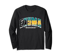 Exuma Bahamas Flag Long Sleeve T-Shirt