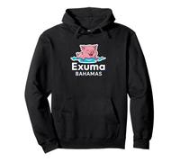 Exuma Bahamas Swimming Pig Caribbean Travel Pullover Hoodie