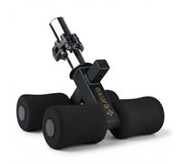 Exura Tib Bar Knees Over Toes Adjustable Tibialis Trainer Leg Workouts,Tibialis Bar Dorsi Calf Raise Machine Equipment for Strengthening Calves, Shins & Ankle Fits 1" and 2" Strength Training Plates