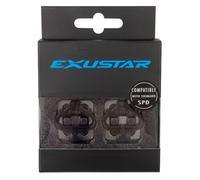 Exustar Cleat Set for EPS-M & Shimano SPD - Black - Inc. Bolts - E-C05F