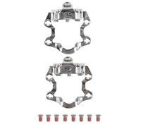 Exustar Unisex Adult E-EMM276 Click System, Spd Compatible - silver,