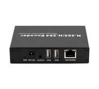 EXVIST H.265 1080P HDMI Video Encoder/Decoder, USB2.0 for 1080P Webcam, RTSP Video Decoder, Compatible with ONV/HK, Live Stream Network Decoder for YouTube, Facebook, Wowza, Twitch