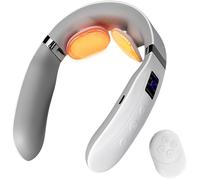 EXVITAMIN Neck Massager with Heat, Portable Cordless Electric Neck Massager for Painful Shoulder, Multifunctional & Ultra-Light Wear, Best Gifts for Parents, Lover, Friends