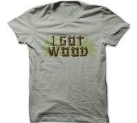 EXVXZ I Got Wood Mens Gift for him, Shaun of The Dead Zombie Funny t-Shirt