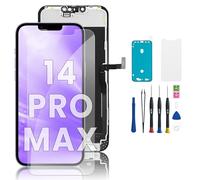EXW for iPhone 14 Pro Max Screen Replacement HD 6.7" LCD Display and 3D Touch Digitizer Assembly with Repair Tools,Screen Protector, and True Tone for A2894, A2651, A2893, A2896, A2895