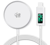 EXW Qi2.2 25W Wireless Charger, Fast Magnetic Charger Pad for MagSafe | for iPhone Duo/18/17/17e/16/15/14/13/12 and AirPods 5/4/3/2/Pro, Slim and Portable for Travel, Bedside or Office