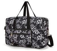 EXYANGEE Foldable Travel Duffel Bag, Medium Women's Weekender and Overnight bag carry on Luggage bag for Women and Girl(Hope Floral), Hope Floral, Foldable Travel Duffel Bag