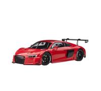 EXYFRUX Die-cast Metal Vehicles 1/18 Scale For Audi R8 LMS Racing Edition Diecast Alloy Car Model Miniature Simulation Vehicle Model Decoration Present Collector Cars(Red)