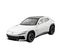 EXYFRUX Die-cast Metal Vehicles 1：22 Scale For Ferrari Purosangue FUV Die Casting Alloy Car Model Simulation Mini Vehicle Dynamic Display Model Collector Cars(White)