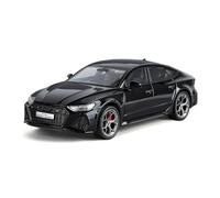 EXYFRUX Die-cast Metal Vehicles 1:24 For Audi RS7 Coupe Simulation Alloy Car Model Dynamic Sound And Light Toy Vehicle Scale Model Collector Cars(Black)