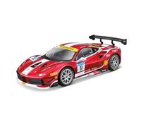 EXYFRUX Die-cast Metal Vehicles 1:24 For Ferrari 488 2017 Alloy Car Model Static Simulation Vehicle Model Collect Exhibits Hobby Giving Collector Cars(Red)